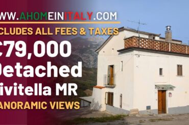 FANTASTIC DETACHED HOUSE in the beautiful Abruzzese countryside close to the beach and ski resorts.