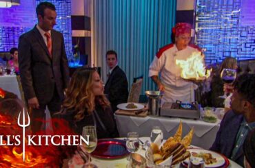 Chefs Run Wild in the Dining Room! Best of Tableside Cooking | Hell’s Kitchen