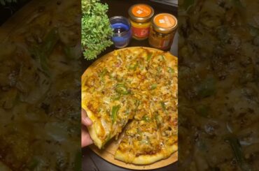 Easy Homemade Cheesy Pizza Recipe #shorts