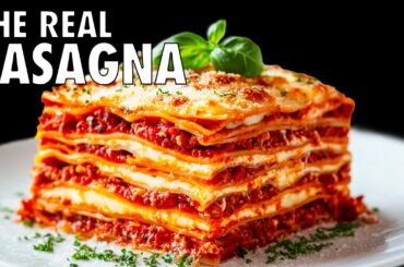 The REAL LASAGNA is Bolognese! Beef Italian Lasagna Recipes
