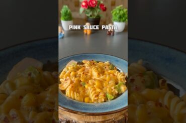 Trending Recipe of Pink Sauce Pasta #shorts #recipe #pasta #snacks