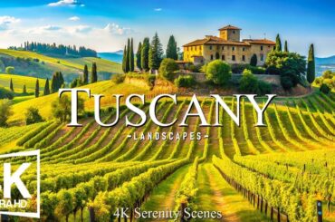 4K Tuscany Autumn - The Rolling Hills, Golden Vineyards of Italy’s Fall Paradise | 4K VIDEO ULTRA HD