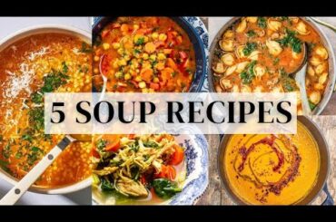 5 Mediterranean Soup Recipes (Mediterranean Diet Recipes!)