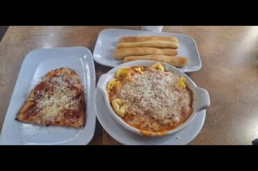 #MukbangMonday Fazoli's Cheesy Tortellini bake meal