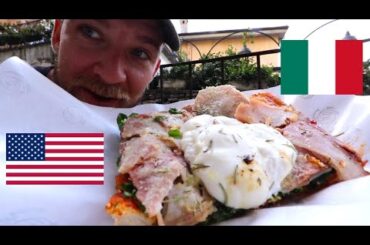 American in Bergamo, Italy (City Walking Tour)