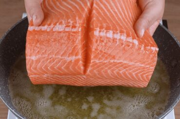 I learned this trick with a friend from Italy, now I only make salmon like this