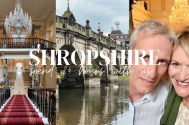 SHROPSHIRE TRAVEL VLOG |  VISIT SHREWSBURY AND OUR OWN "BRIDGERTON" MOMENT AT NETLEY HALL
