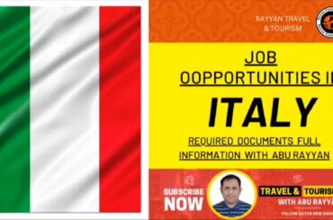 Italy Employment Visa || Work In Italy || Move Italy || Visit Italy || Move Europe || Jobs in Italy