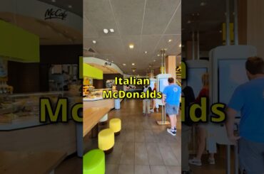 Trying McDonalds in Italy #shorts