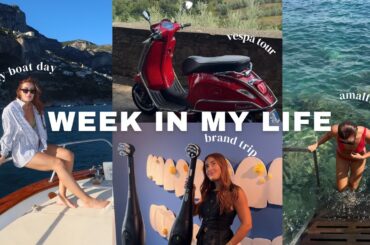 WEEK IN MY LIFE | EUROPE TRAVEL VLOG, BRAND TRIP, MORE!