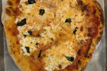 I would love some feedback. - today was my first time using a pizza stone and I was really nervous about the transfer but all worked out pretty well. I made three varieties and kept all pretty simple.