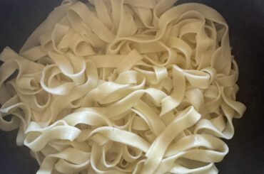 Homemade fettuccine and bolognese - I like a saucier bolognese