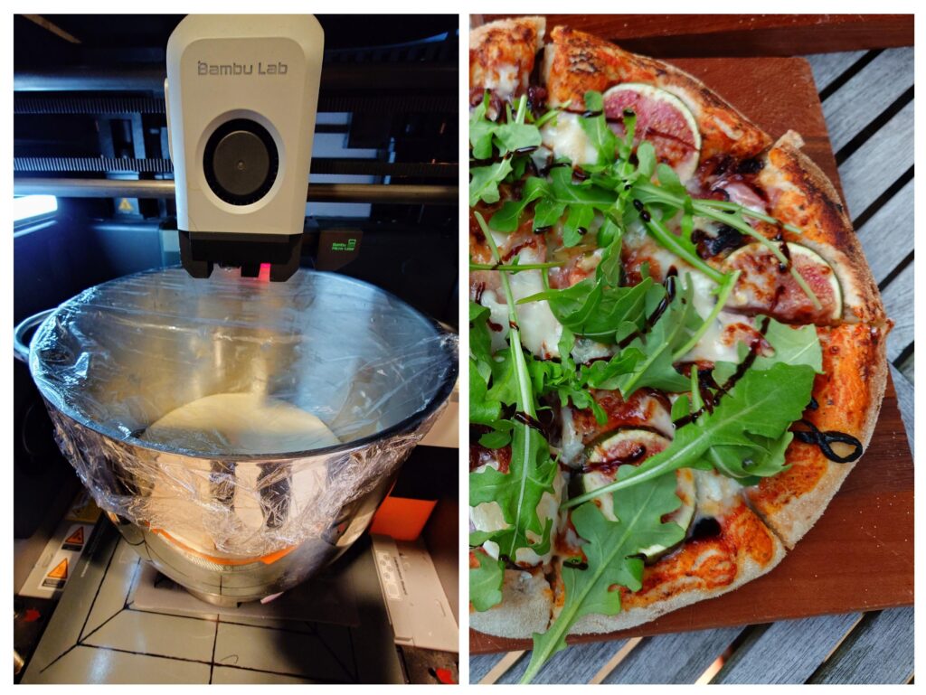 I used AI and a 3D printer to make pizza (dough).