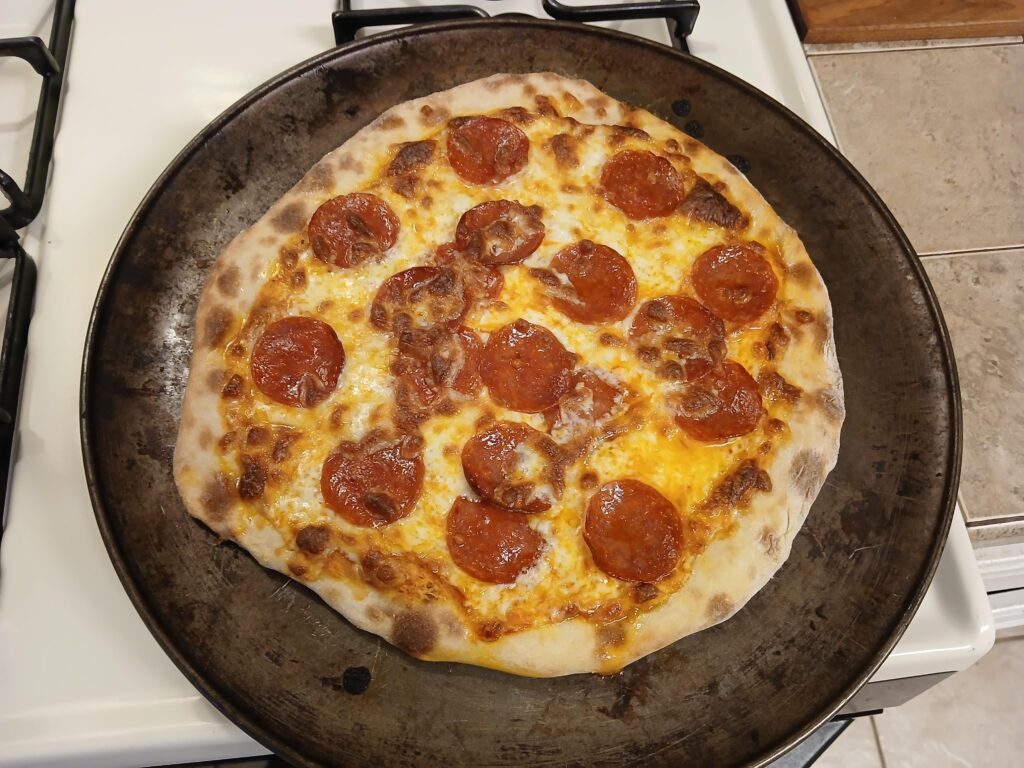 My first homemade pizza