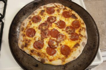 My first homemade pizza