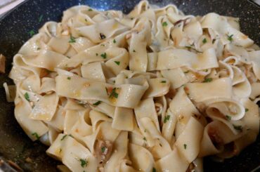 Pappardelle with porcini mushrooms 🇮🇹🍄‍🟫