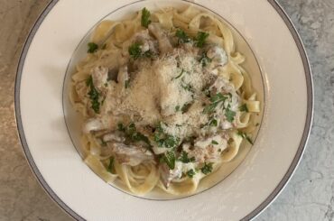 pasta with chicken and parmesan