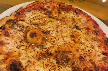 cheese, chilli oil, chilli flakes