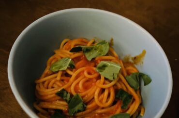 Comfort Food!  New Yorker “butter sauce” with slight mods.