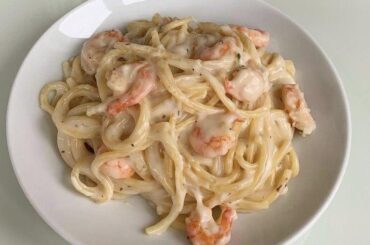 Pasta with shrimp