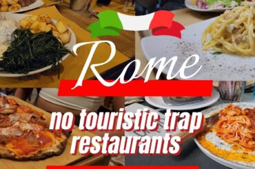 WHERE TO EAT IN ROME 2024 | TOP 10 BEST RESTAURANTS IN ROME 2024 | All we ate in 8 days in Rome