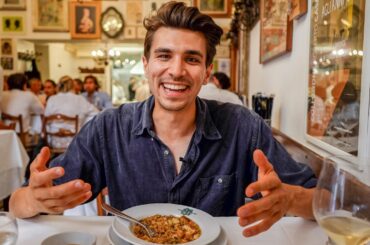Tasting Tuscany’s Traditional Vegan Food! Italian Trattoria Cooking + The King of Chickpea Pancakes