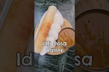 Soft and Fluffy Idli and Dosa Recipe #Shorts #IdliRecipe #DosaRecipe