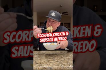 Scorpion Chicken And Sausage Alfredo