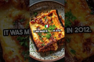 Lasagna Facts You Never Knew! #lasagna #food #italy #spain #viralvideo #fyp #foryou