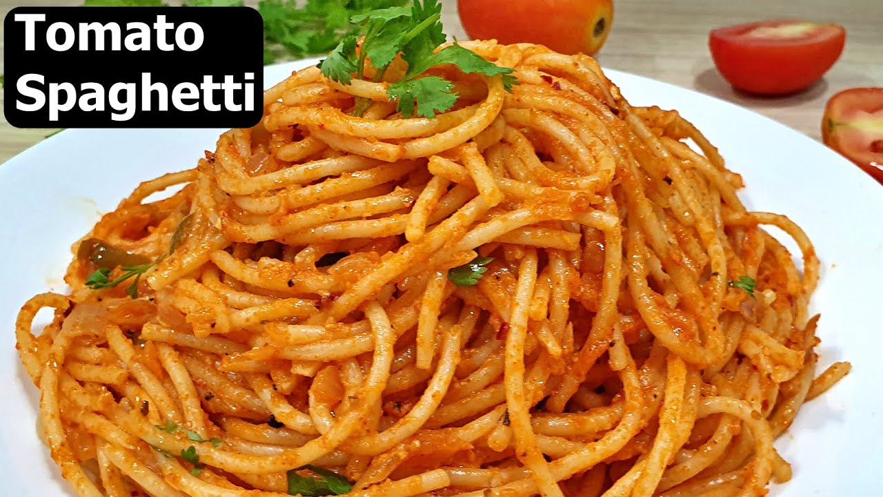 Spaghetti in Tomato Sauce – Basic Tomato Spaghetti Recipe Spaghetti in Tomato Sauce - Basic Tomato Spaghetti Recipe