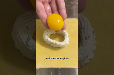 Egg Yolk Raviolo #italy #pasta #pizza #italiancuisine #food #recipe #ravioli