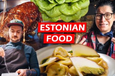 What is Estonian Food? Cheap vs Expensive Dishes in Tallinn, Estonia!