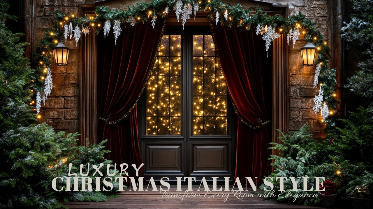 Luxury Christmas Italian Style: Transform Every Room with Elegance Luxury Christmas Italian Style: Transform Every Room with Elegance