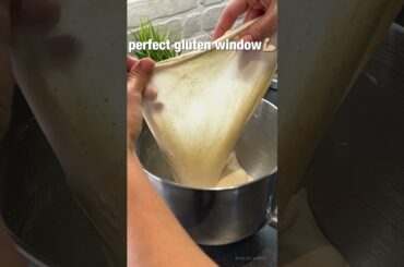 How I make pizza dough with #sourdough starter, #ingredients, kneading and lamination