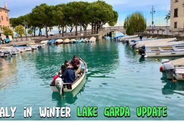 *ITALY* WALKING TOUR 4K 60FPS - LAKE GARDA DESENZANO - NOVEMBER 2024
