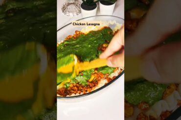 Chicken lasagne with cooking & baking