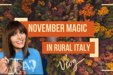 November Magic in Rural Italy - Roasting Chestnuts, First Snow and Cosy Harvest Festivals!