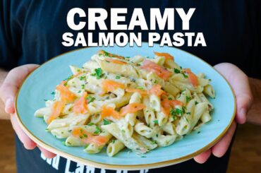 How to Make CREAMY SALMON PASTA Like an Italian