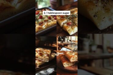 Classic Italian Focaccia Bread with Rosemary and Olive Oil | Easy Homemade Recipe!