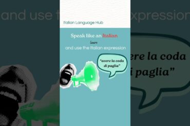 AVERE LA CODA DI PAGLIA - Speak like an Italian with this expression! #learnitalian