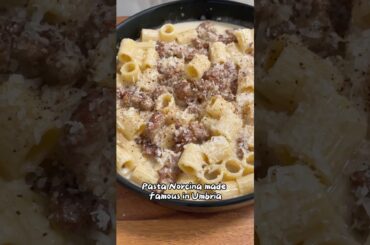 BEST PASTA DISH I EVER ATE #pasta #norcina #pizza #italy #italianfood #food #italianfood