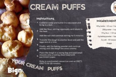 Cream puffs - Italian Recipes