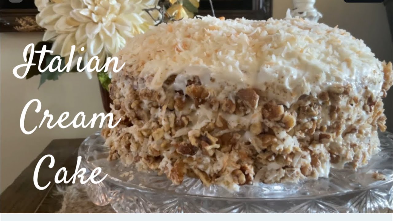 Italian Cream Cake! The Best Cake Recipe Ever! My Christmas Cake! Italian Cream Cake! The Best Cake Recipe Ever! My Christmas Cake!