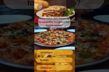 Which Italian dish, known for its versatility, is a global fast food favourite?