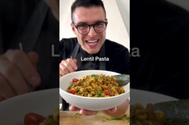Lentil Pasta is an authentic Italian Dinner Idea