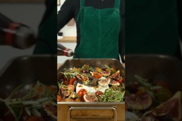 Creamy Vegan Feta Orzo with Roasted Rosemary Tomatoes: A Perfect Side for Thanksgiving or Christmas