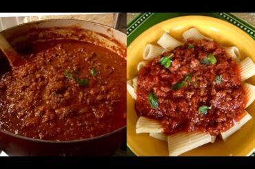 Traditional Italian Meat Sauce ( Best Using San Marzano Tomatoes )