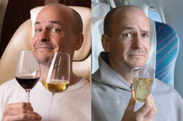 Emirates FIRST Class vs. ECONOMY Class WINE Experience