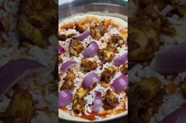 Pizza recipe without oven #cooking #food #recipe #shorts