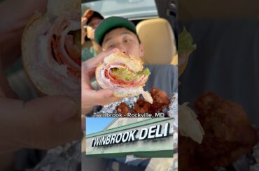 Rating wings at Twinbook Deli in Rockville, MD